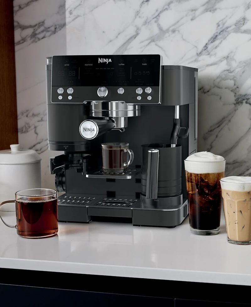 Ninja 13" Luxe Cafe Premier Series 3-in-1 Espresso, Coffee and Cold Brew Machine
