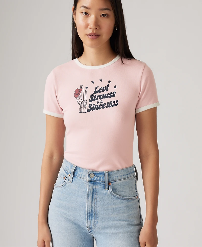 Levi's Women's Graphic Ringer Rickie T-Shirt