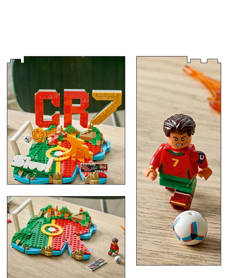 Lego Editions Cristiano Ronaldo Soccer Highlights 43012, 490 Pieces