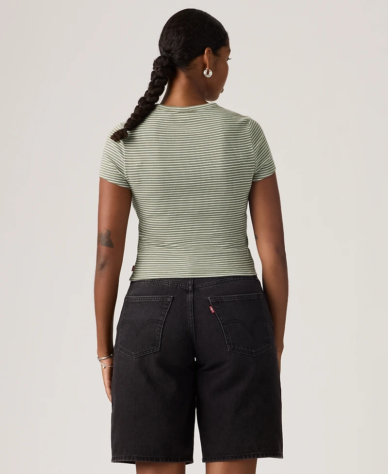Levi's Women's Short-Sleeve Cropped Top