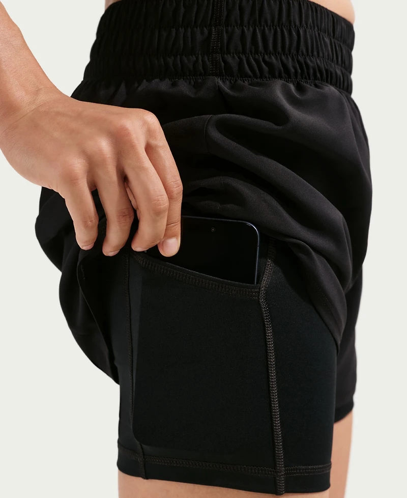 Nike One Women's Dri-Fit High-Waist 2-in-1 Shorts