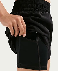 Nike One Women's Dri-Fit High-Waist 2-in-1 Shorts