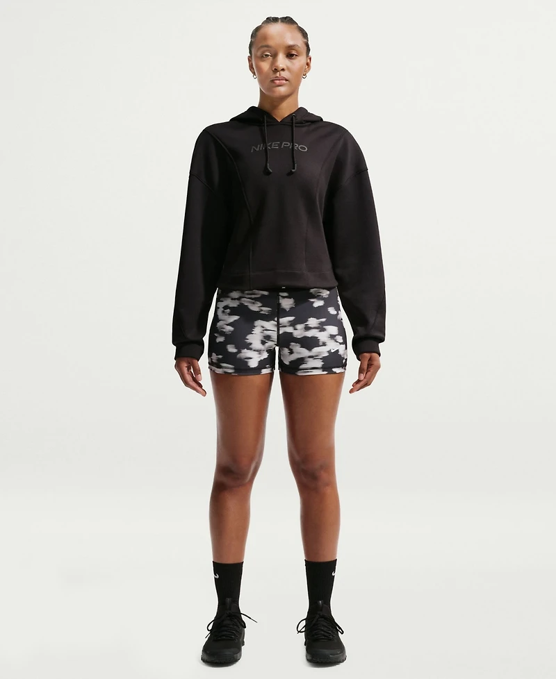 Nike Pro Women's 3" Mid-Rise Printed Biker Shorts