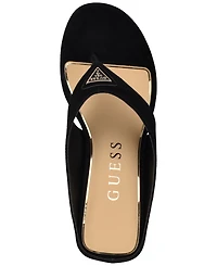Guess Women's Marchon Thong Slip-On Wedge Sandals