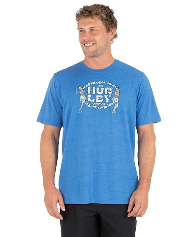 Hurley Men's Skull Dancin Short-Sleeve T-Shirt