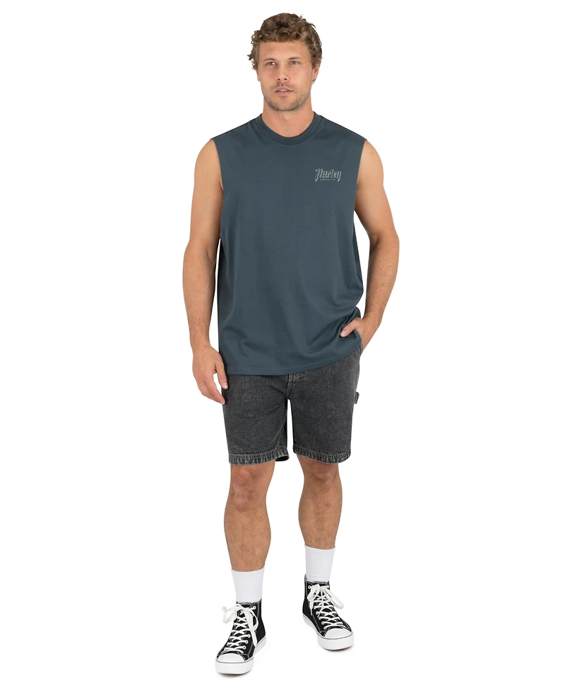 Hurley Men's Garage Muscle Graphic T-Shirt