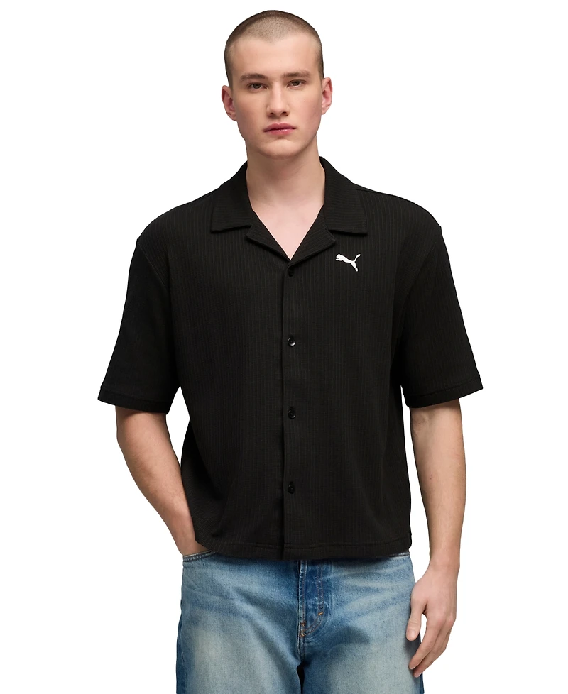 Puma Men's Waffle Button-Up Shirt