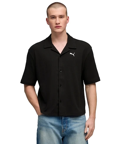 Puma Men's Waffle Button-Up Shirt