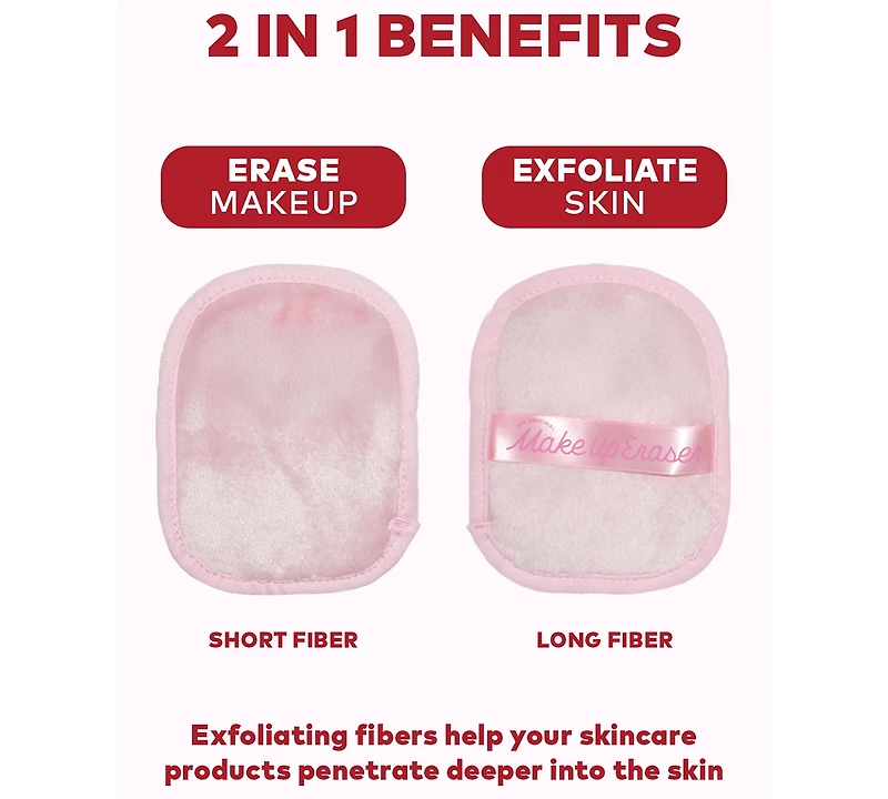 MakeUp Eraser Spritz Please Multi-Pack Reusable Makeup Wipe Set