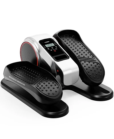 Harison Under Desk Elliptical with Lcd Display, 12-Level Speed Leg Exerciser (Hrm-E305)