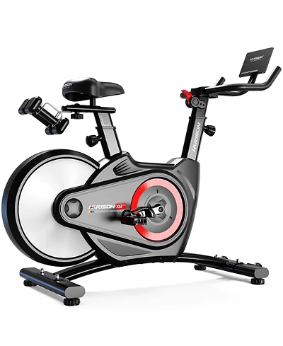 Harison Semi-Commercial Exercise Bike, 400 lbs Capacity, Magnetic with Bluetooth (Hrm-X8)