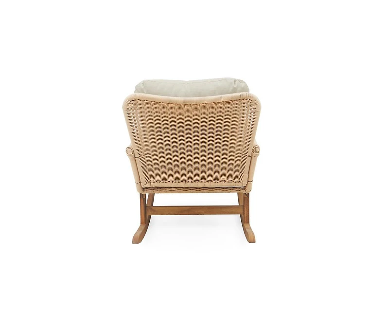 sumyeg Modern Wicker Rocking Chair with Cushions for Indoor and Outdoor (Set of 2)