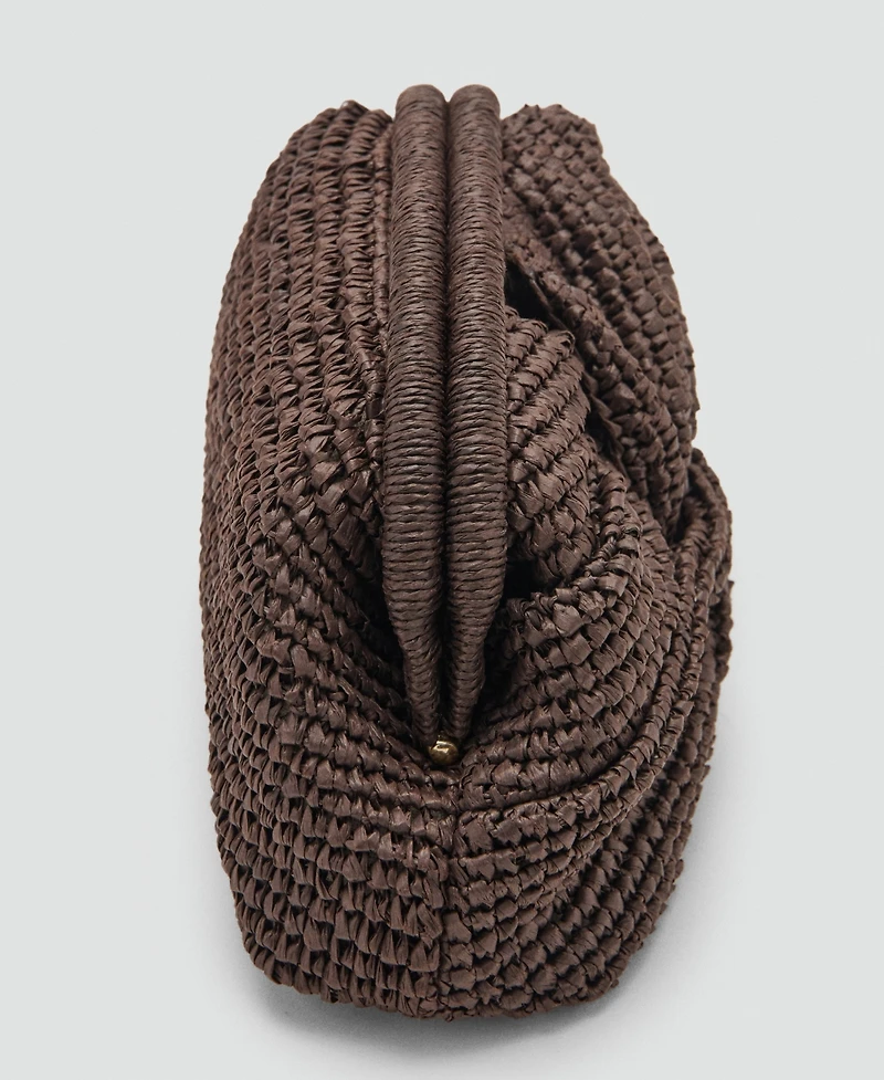 Mango Women's Natural Fibre Handbag
