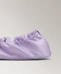 Mango Women's Elastic Satin Ballet Flats