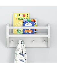 Max and Lily Wall Shelf with Pegs