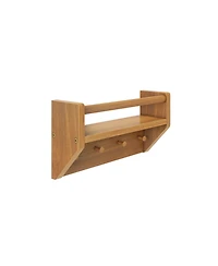 Max and Lily Wall Shelf with Pegs