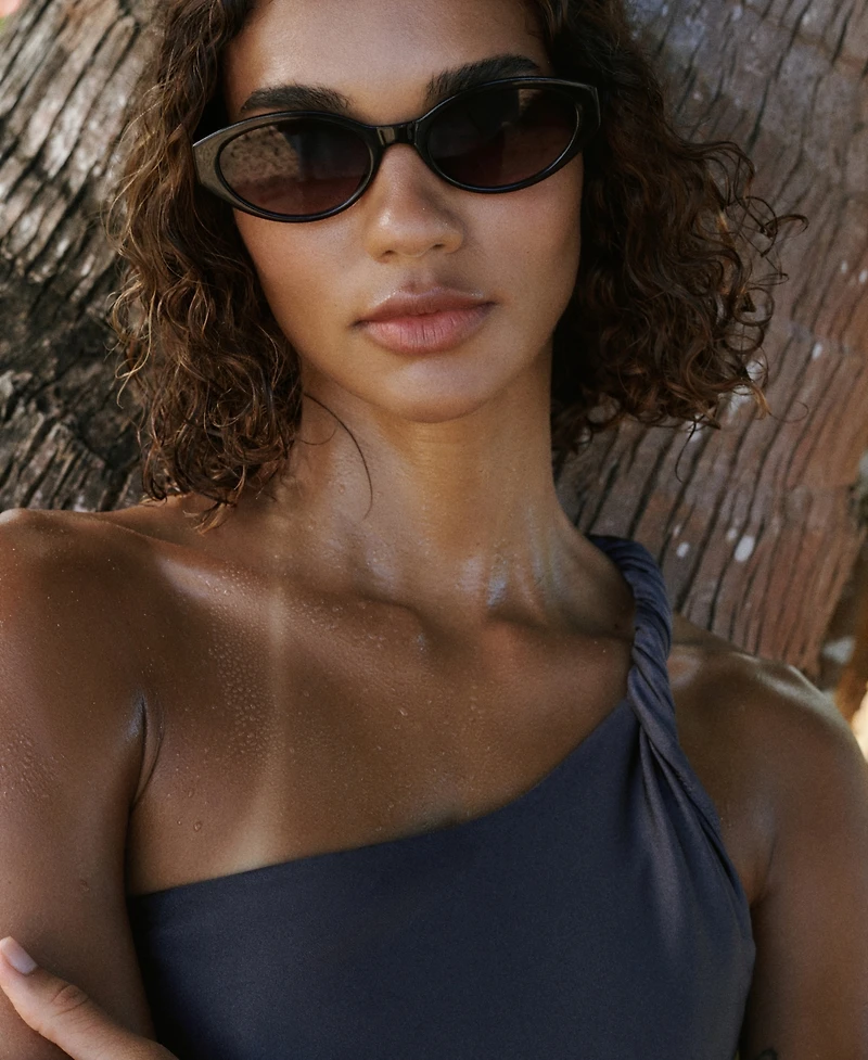 Mango Women's Asymmetric Swimsuit