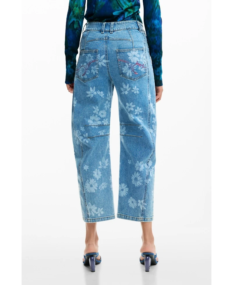 Desigual Women's Floral jeans