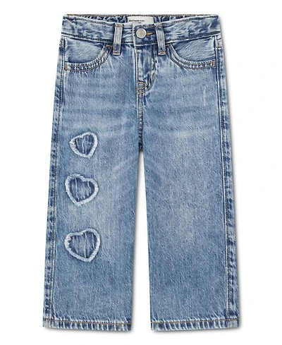 abercrombie kids Baby Girls' Low Rise Hearts Baggy Jeans