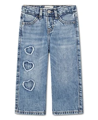 abercrombie kids Baby Girls' Low Rise Hearts Baggy Jeans