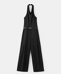 Mango Women's Combined Halter-Neck Jumpsuit