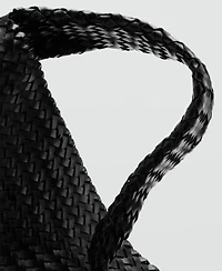 Mango Women's Braided Bucket Bag