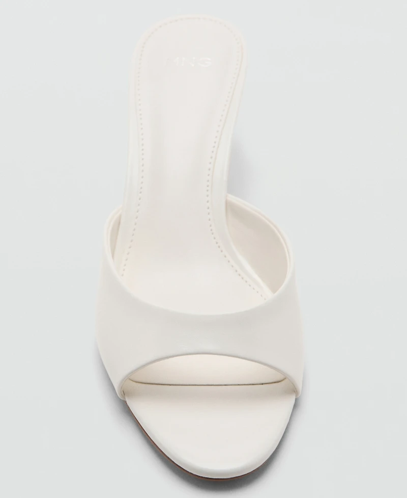 Mango Women's Strap Kitten-Heel Sandals