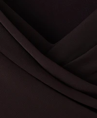 Mango Women's Crossover Neckline Ruched Dress