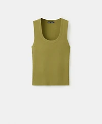 Mango Women's Round-Neck Knitted Top