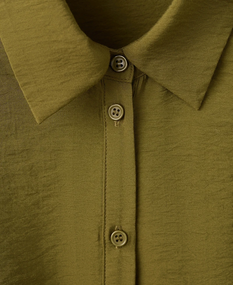 Mango Women's Knot Short-Sleeve Shirt