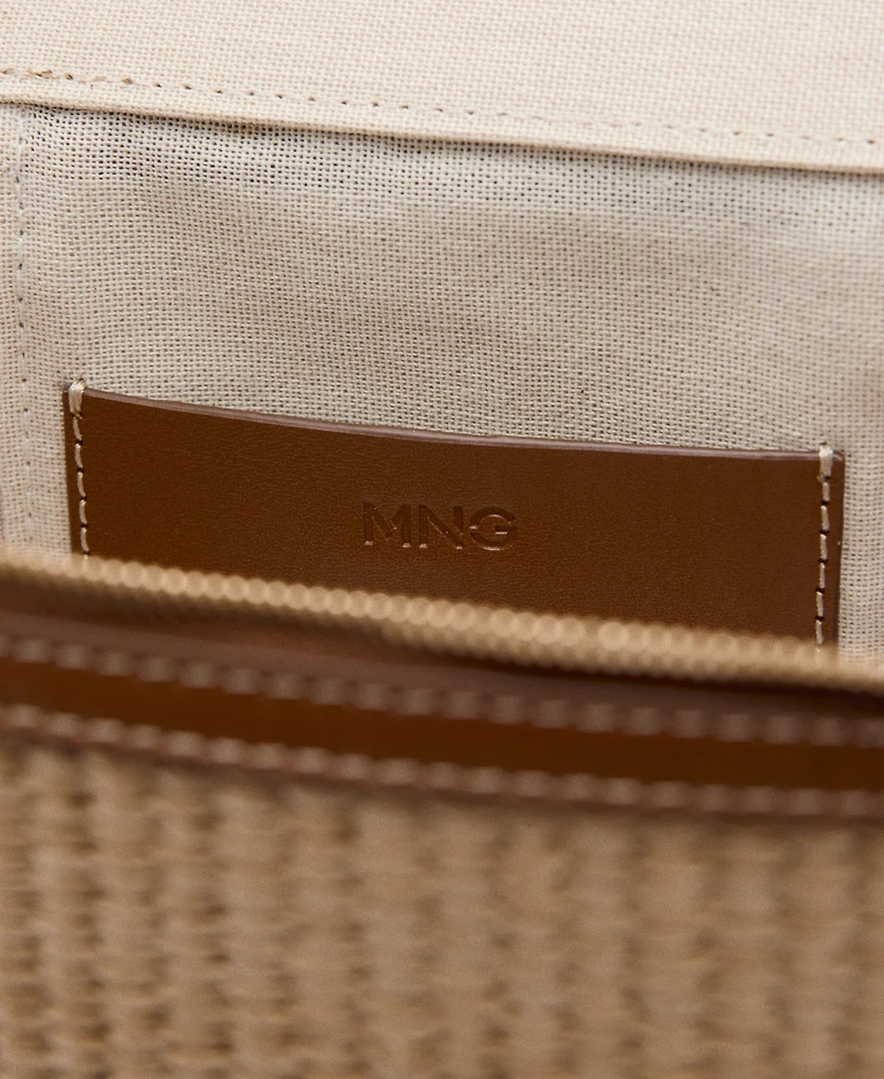 Mango Women's Natural Fiber Toiletry Bag