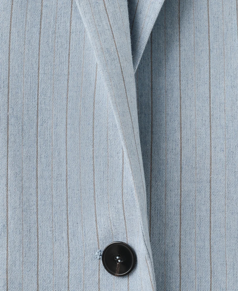 Mango Women's Pinstripe Suit Blazer