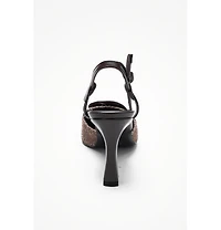 Prologue Shoes Women Levia Woven Pointed Toe Slingback Pump