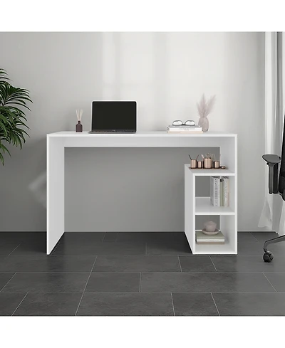 Fm Furniture Star Office Desk with Storage and Minimalist Design