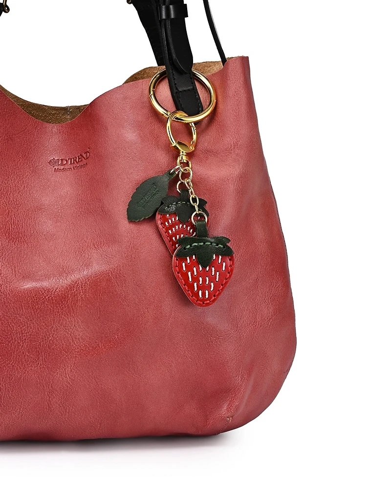 Old Trend Strawberry Mini Handcrafted Botanical Fruit Key Chain