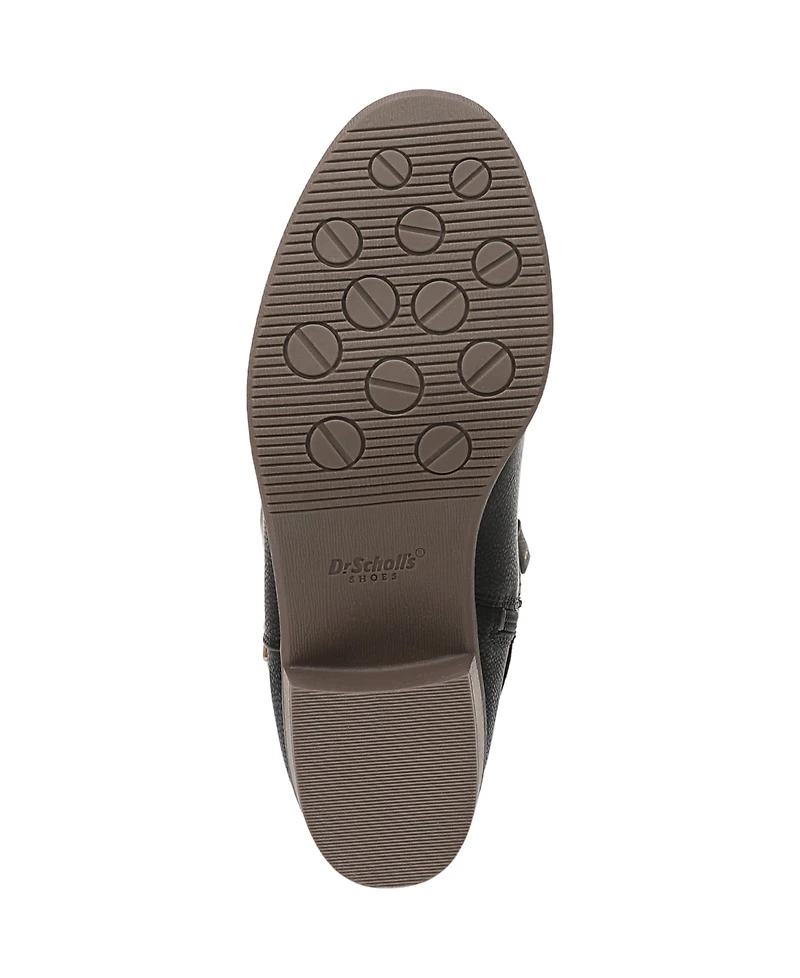 Dr. Scholl's Women's Ivy Zip Tall Round Toe Boots