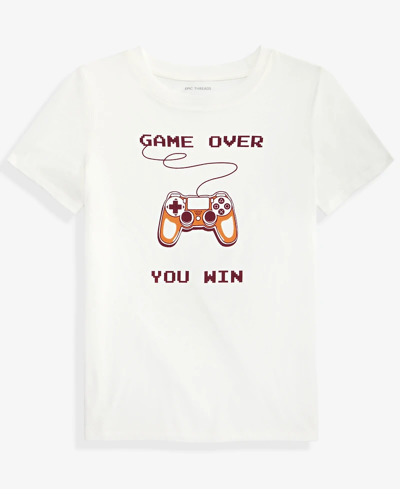 Epic Threads Boys 5-20 Game Over Tee, Macy's Exclusive