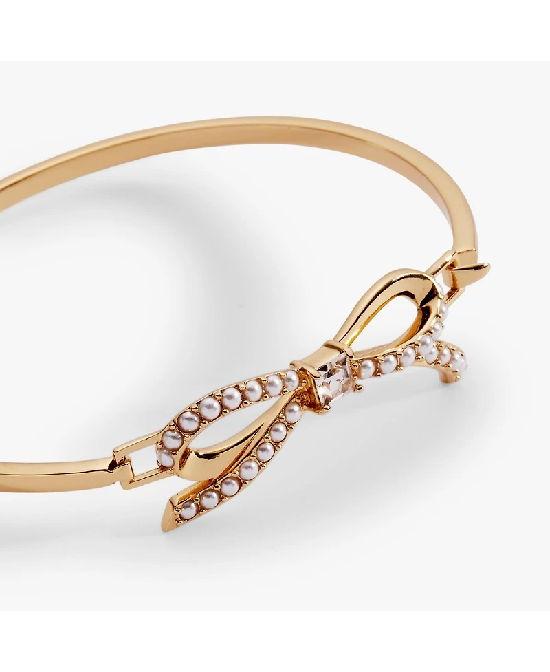 Alex and Ani Bow Pearl Coquette Tension Bangle