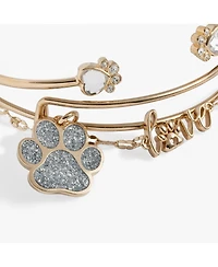 Alex and Ani Paws of Love' Bracelet Set of 3