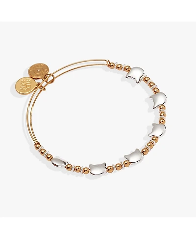 Alex and Ani Cat Beaded Bangle