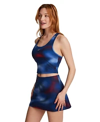Reebok Women's Printed Cropped Bra Tank Top