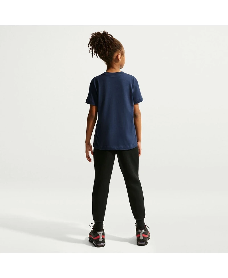 Nike Big Boys and Girls Blue Usmnt Crest T-Shirt