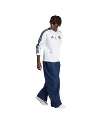 Adidas Men's White La Galaxy 2026 Anthem Raglan Full-Zip Jacket