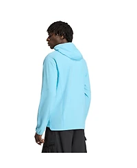 Adidas Men's Light Blue Minnesota United Fc Tiro Travel Full-Zip Hooded Windbreaker Jacket