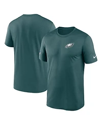 Nike Men's Teal Philadelphia Eagles Sideline Legend Small Logo Dri-fit T-Shirt