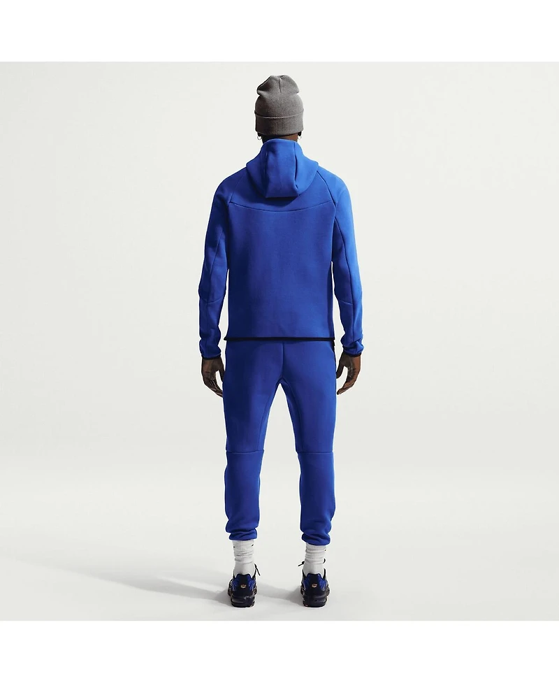 Nike Men's Blue France National Team 2026 Tech Fleece Windrunner Raglan Full-Zip Hoodie