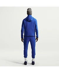 Nike Men's Blue France National Team 2026 Tech Fleece Windrunner Raglan Full-Zip Hoodie