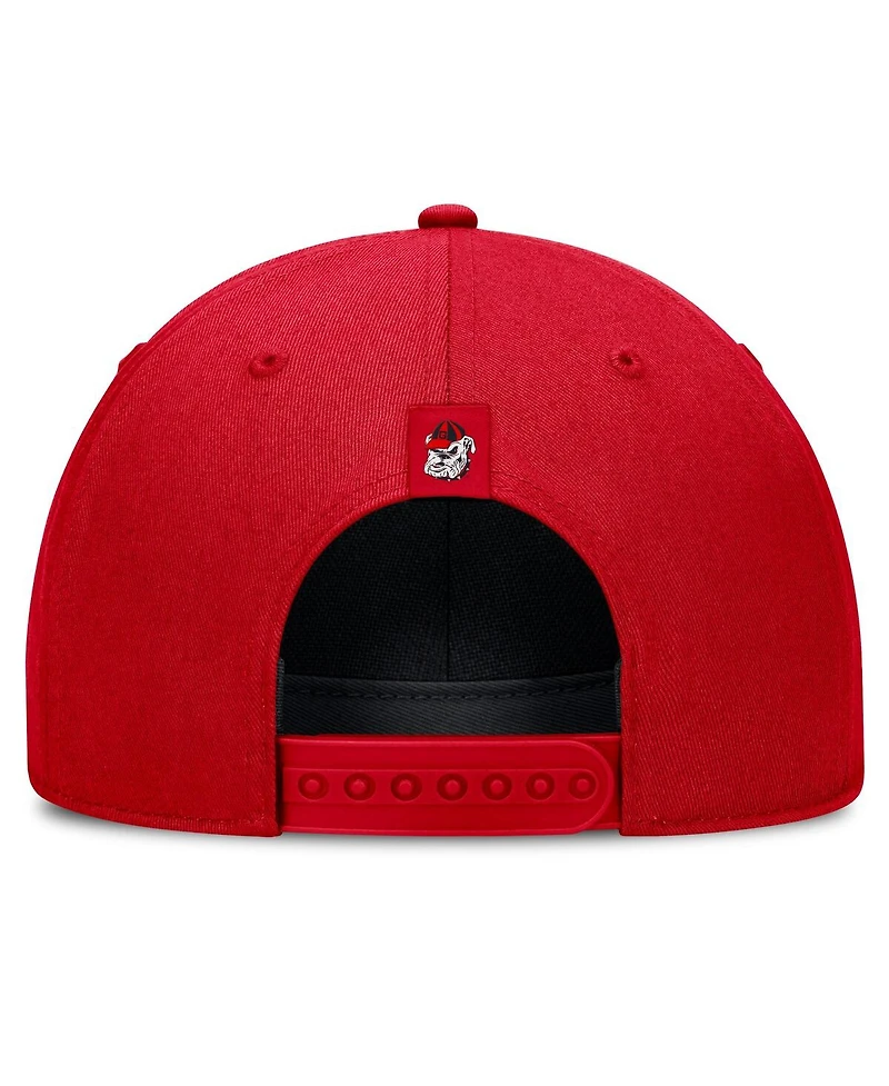Nike Men's and Women's Red Georgia Bulldogs 2026 Basketball Refresh 5-Panel Rope Rise Hat