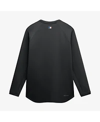 Nike Men's Black New York Mets Authentic Collection Raglan Dri-fit Sweatshirt