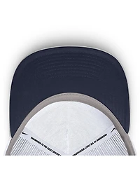 Nike Men's and Women's Gray Auburn Tigers 2026 Basketball Refresh 5-Panel Rise Trucker Hat